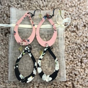 Fabric earrings